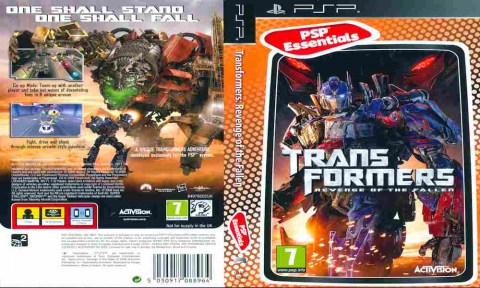 Игра Transformers Revenge of the Fallen ESSENTIALS, Sony PSP, 178-57, Баград.рф